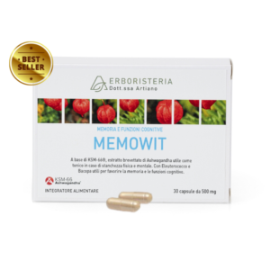 MEMOWIT è un prodotto indicato per supportare la memoria e sostenere le performance cognitive. Ricchissimo in antiossidanti.