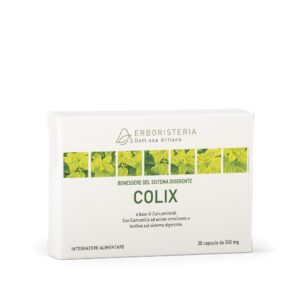 COLIX è un integratore alimentare indicato in caso di alterazioni fisiologiche dell’intestino, in particolare del tratto finale.